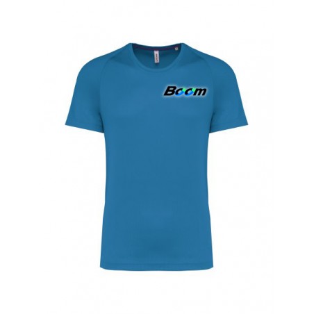 T-Shirt Sportiva Uomo Girocollo - Aqua-Blue