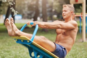 allenamento uomo mutande